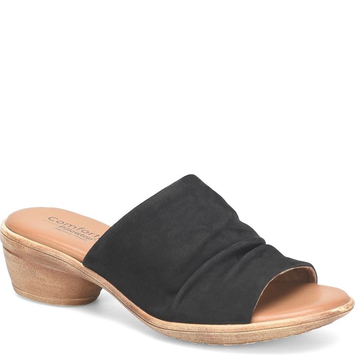 Comfortiva Norene Sandals Black Nubuck (Black)