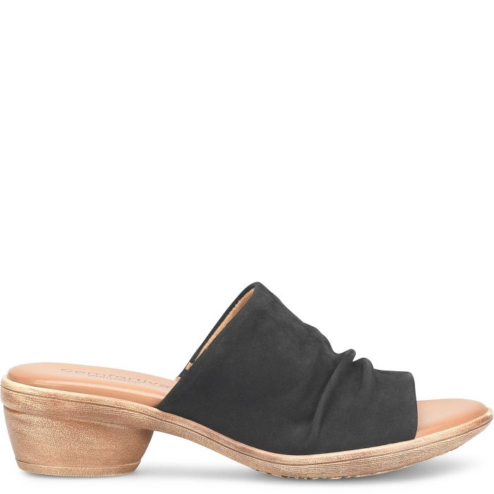 Comfortiva Norene Sandals Black Nubuck (Black)