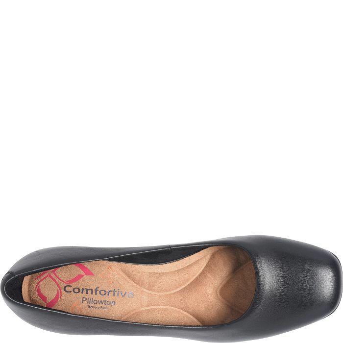 Comfortiva Peach Heels Black