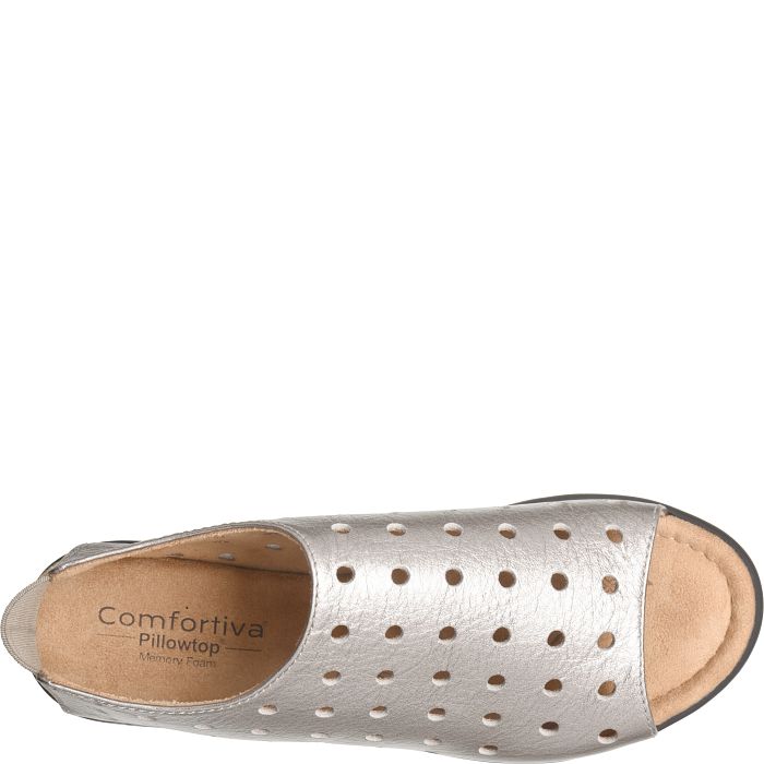 Comfortiva Petal Sandals Grey Multi (Metallic)