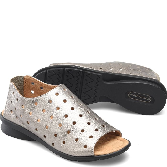 comfortiva Petal Sandals Grey Multi (Metallic)