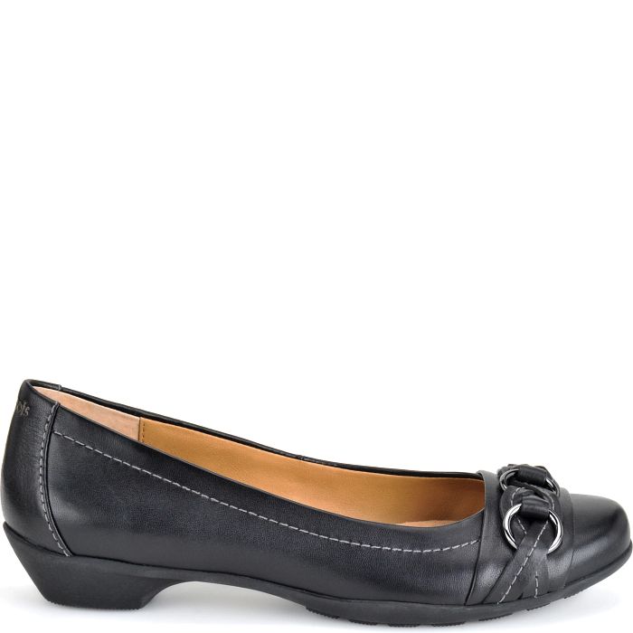 Comfortiva Posie Flats Black