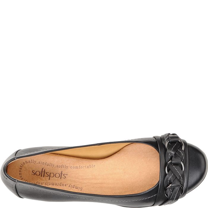 Comfortiva Posie Flats Black