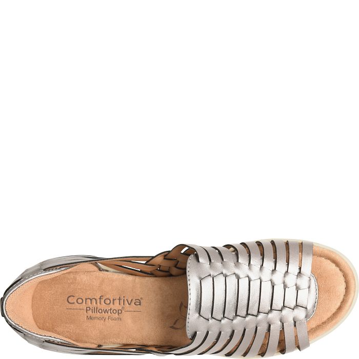 Comfortiva Putnam Sandals Anthracite (Metallic)