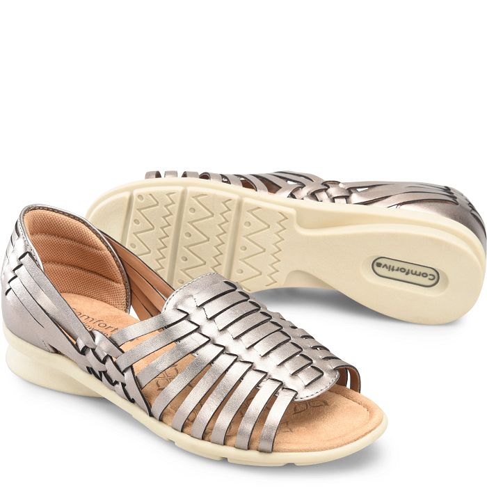 comfortiva Putnam Sandals Anthracite (Metallic)