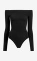 Commando Ballet Off-Shoulder Bodysuit With Thumbholes
