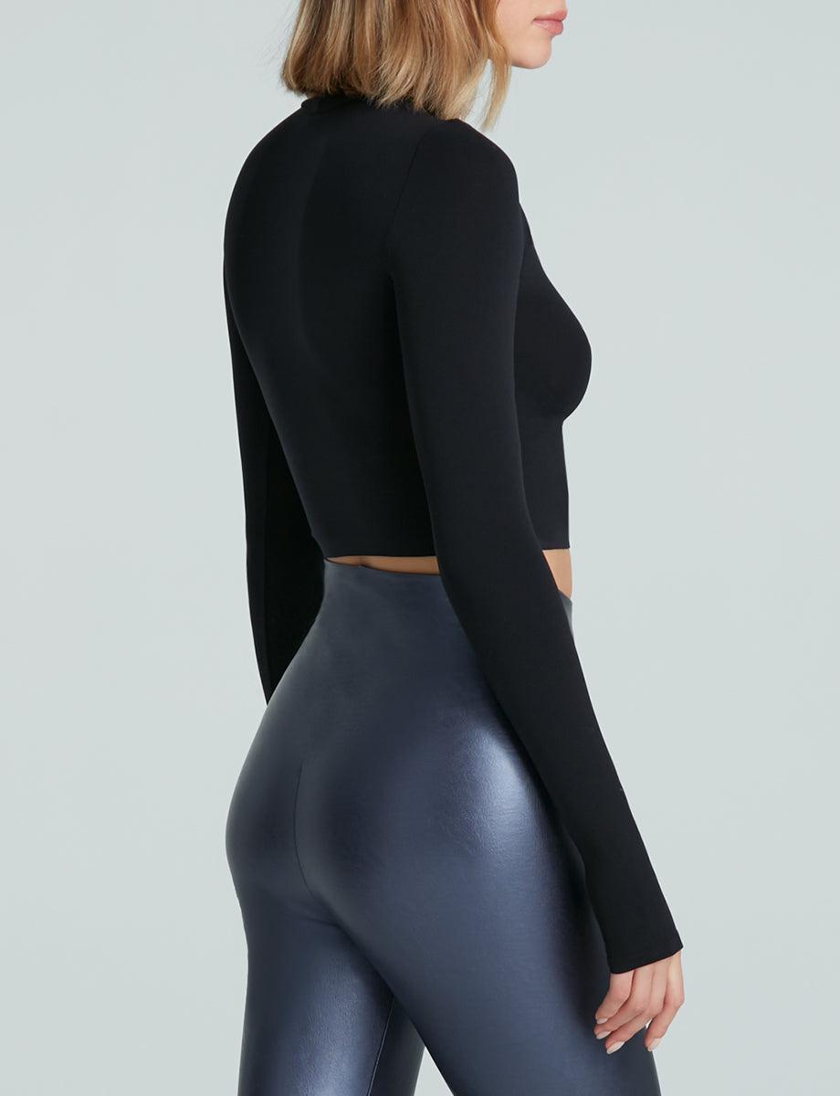 Commando Ballet Body Turtleneck Crop Top