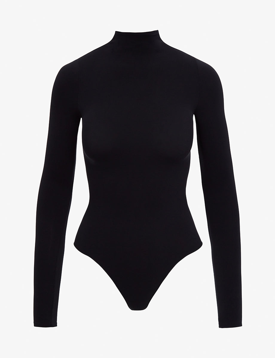 commando Ballet Long Sleeve Mockneck Bodysuit