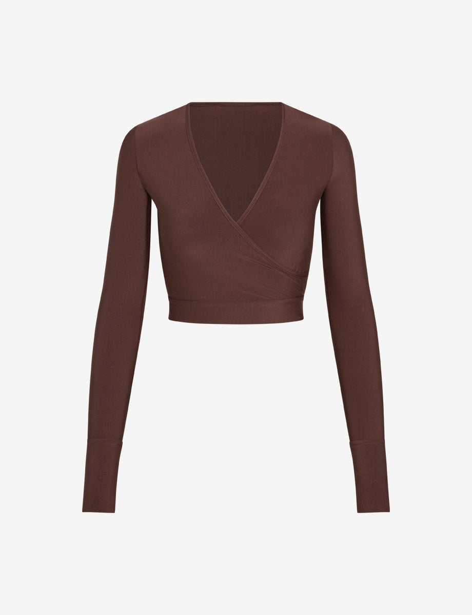 commando Butter Wrap Top with Thumb Holes