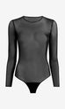 Commando Chic Mesh Long Sleeve Bodysuit