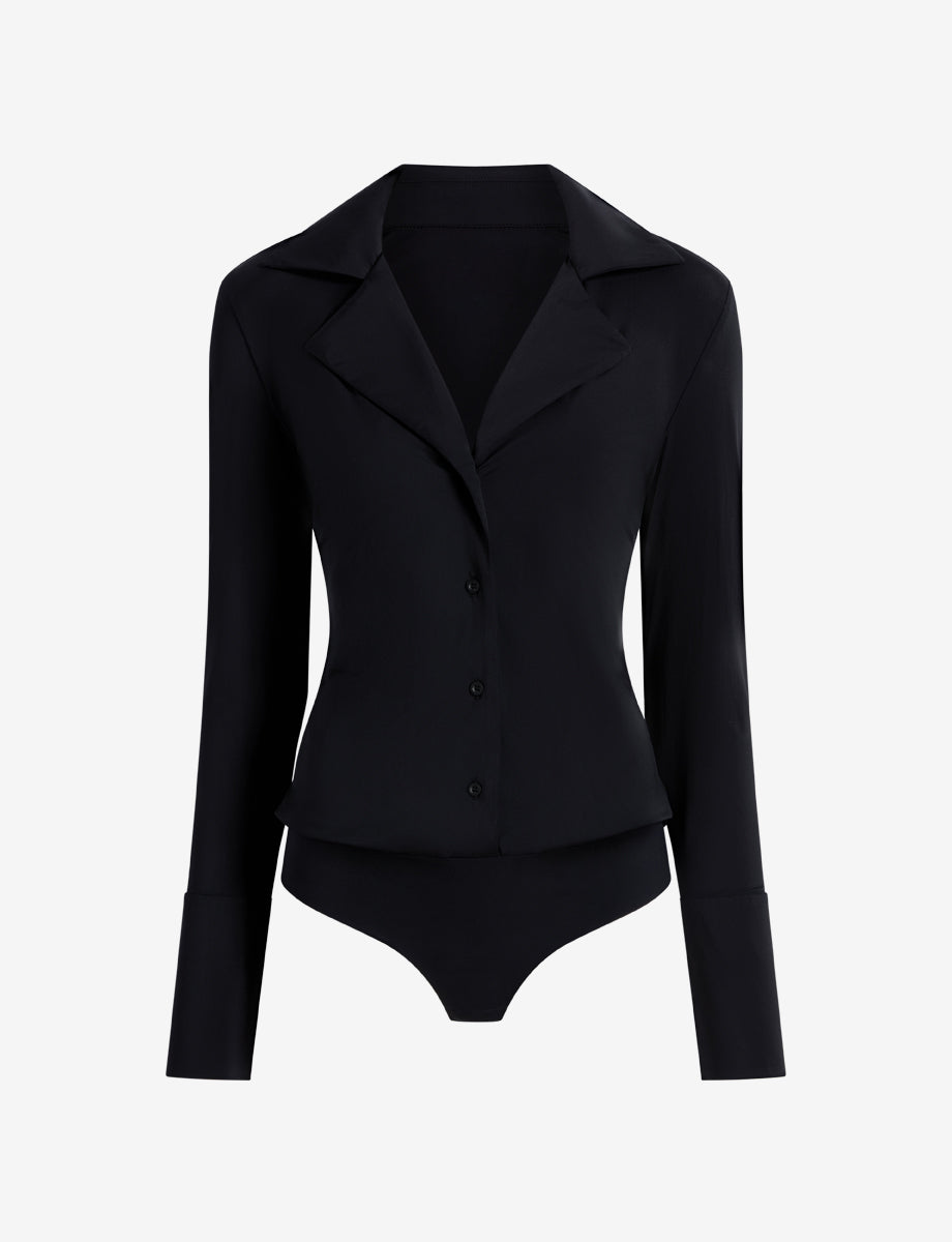 commando Classic Blousey Button Down Bodysuit