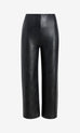 Commando Faux Leather Cropped Wide Leg Pant