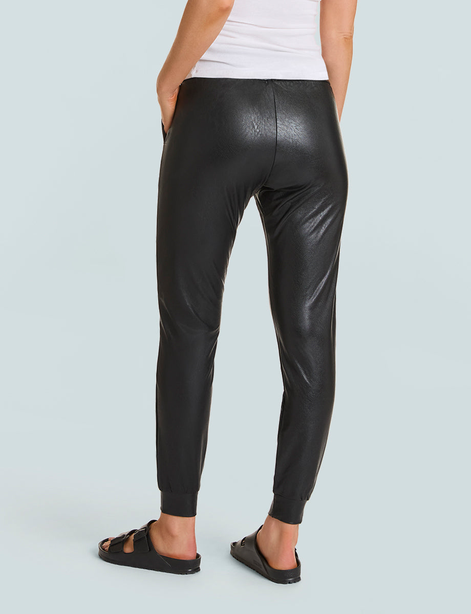 Commando Faux Leather Jogger