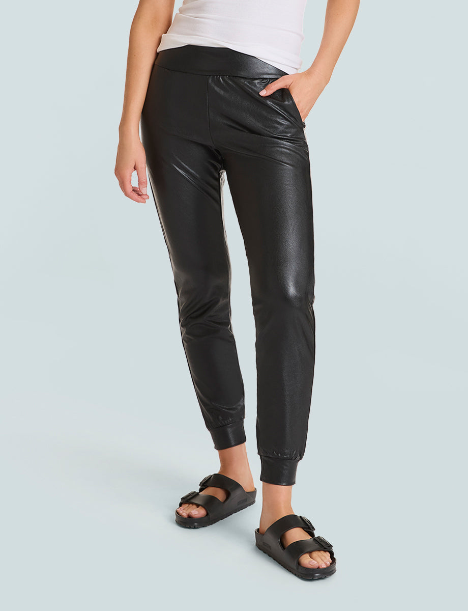 Commando Faux Leather Jogger