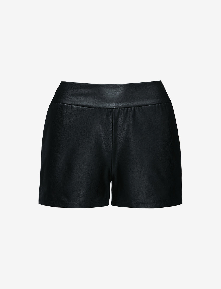 commando Faux Leather Relaxed Short