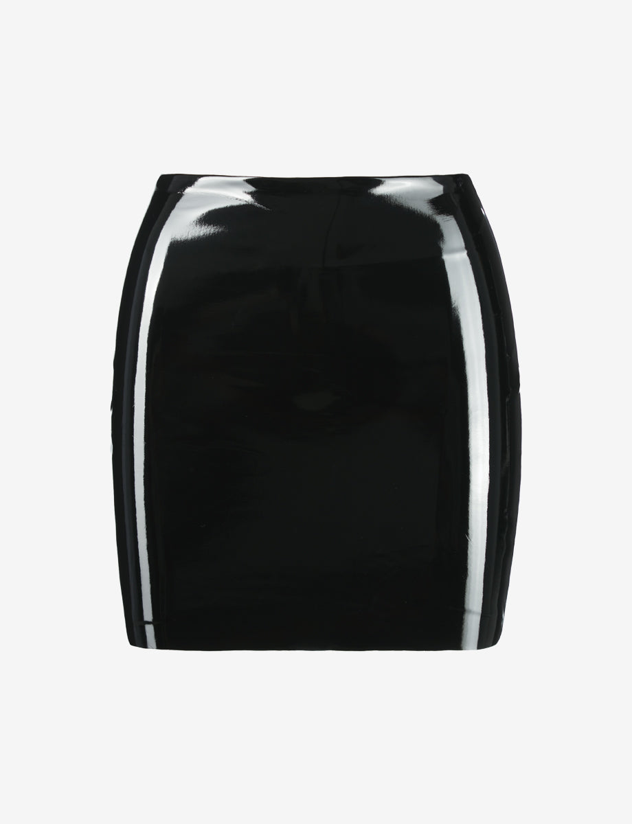 Commando Faux Patent Leather Micro-Mini Skirt
