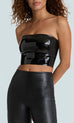 Commando Faux Patent Leather Tube Top