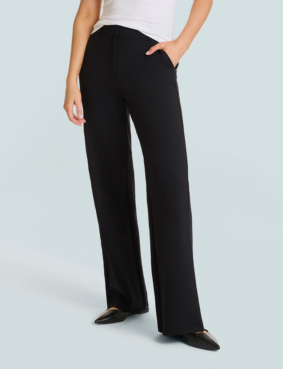 Commando Neoprene CEO Wide Leg Trouser