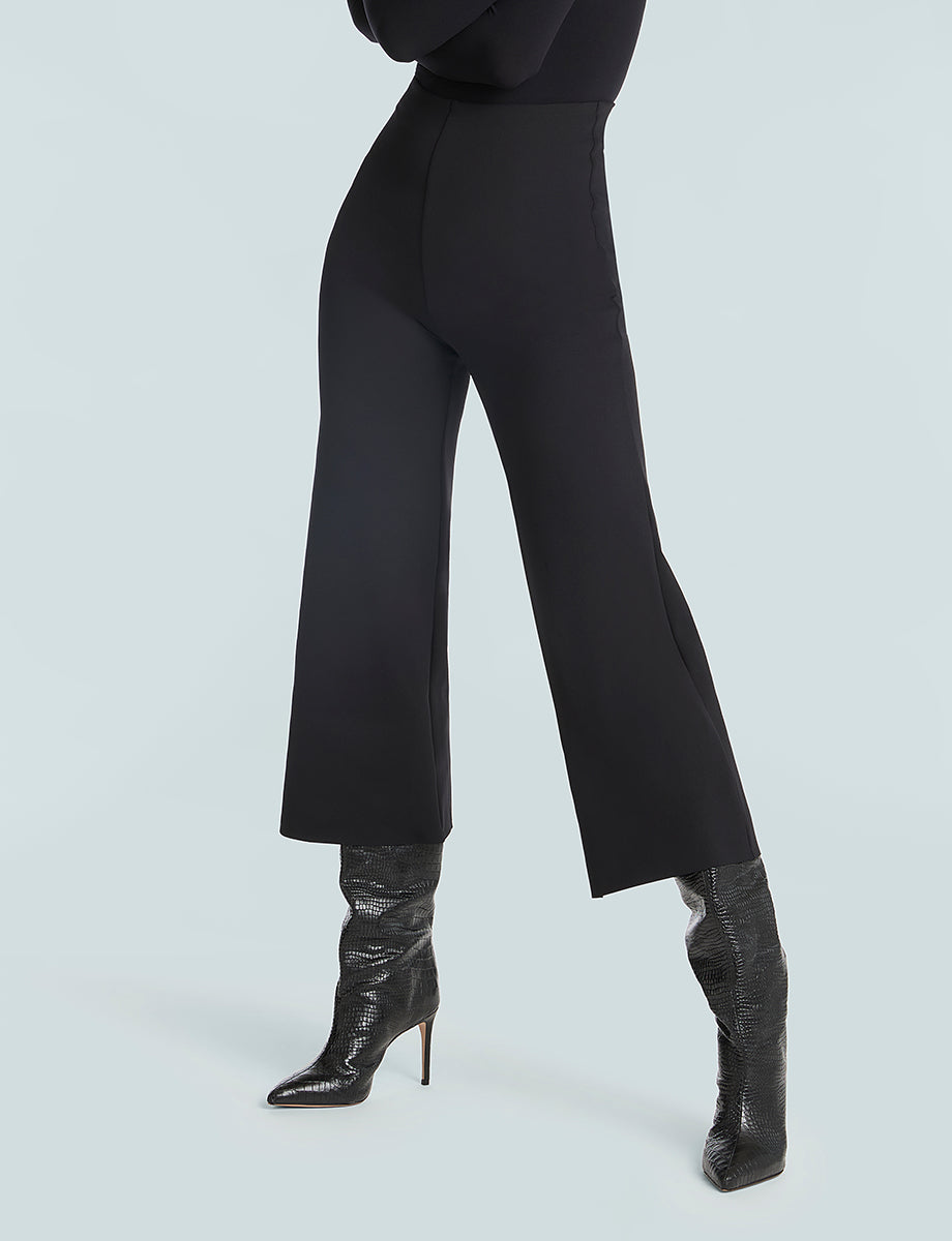 Commando Neoprene Cropped Wide Leg Pant