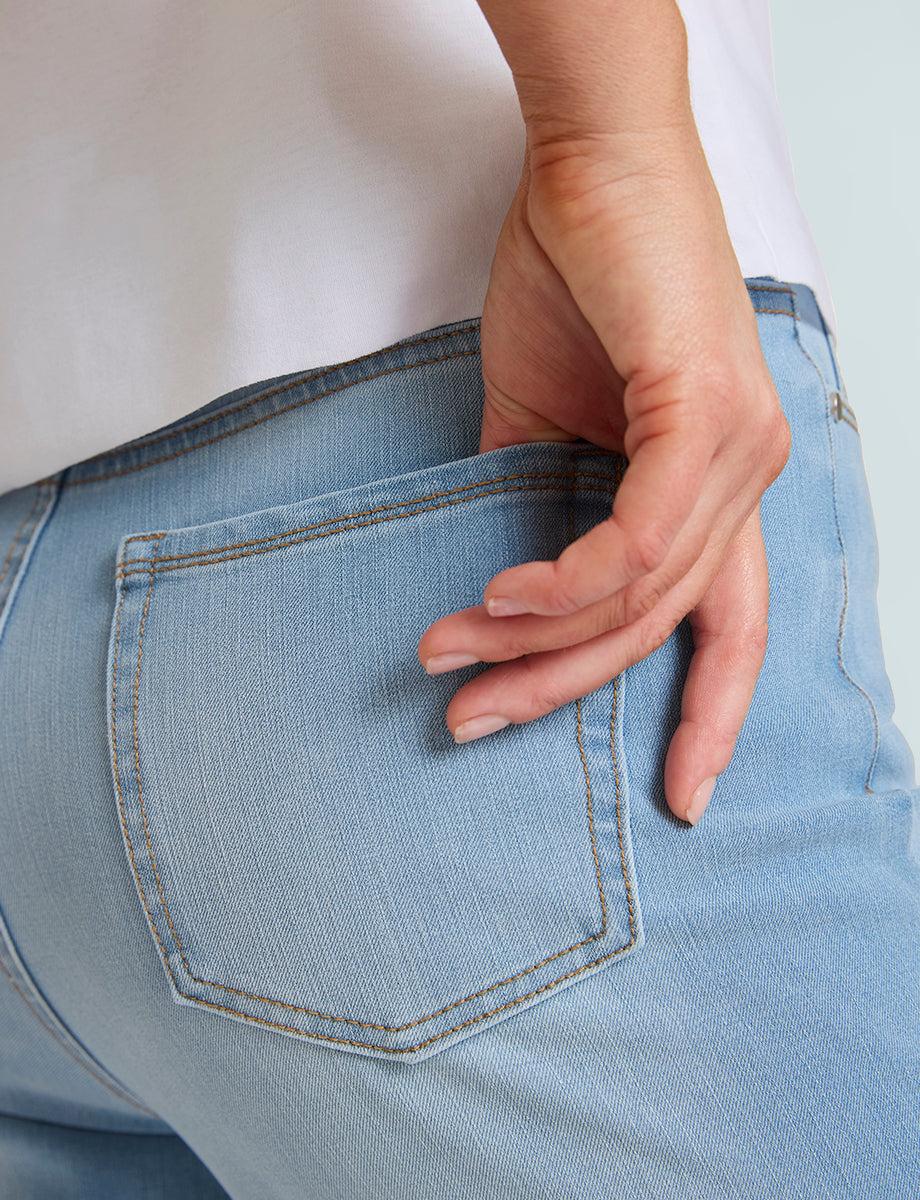 Commando Do It All Denim High-Rise Cropped Wide Leg