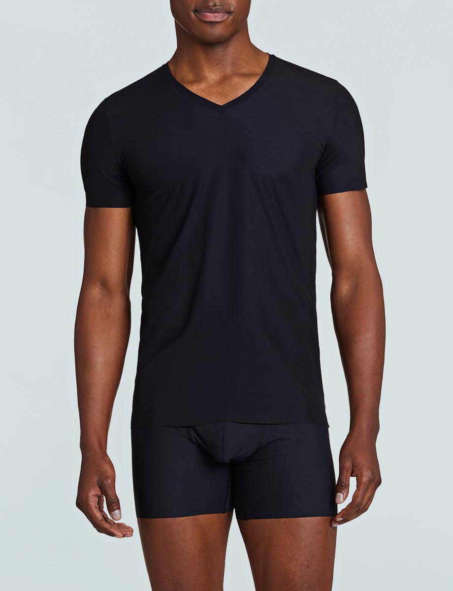 Commando Men's Classic Microfiber V-Neck Undershirt