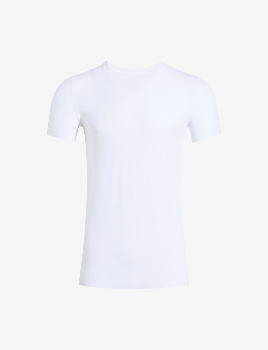 Commando Men's Classic Microfiber V-Neck Undershirt