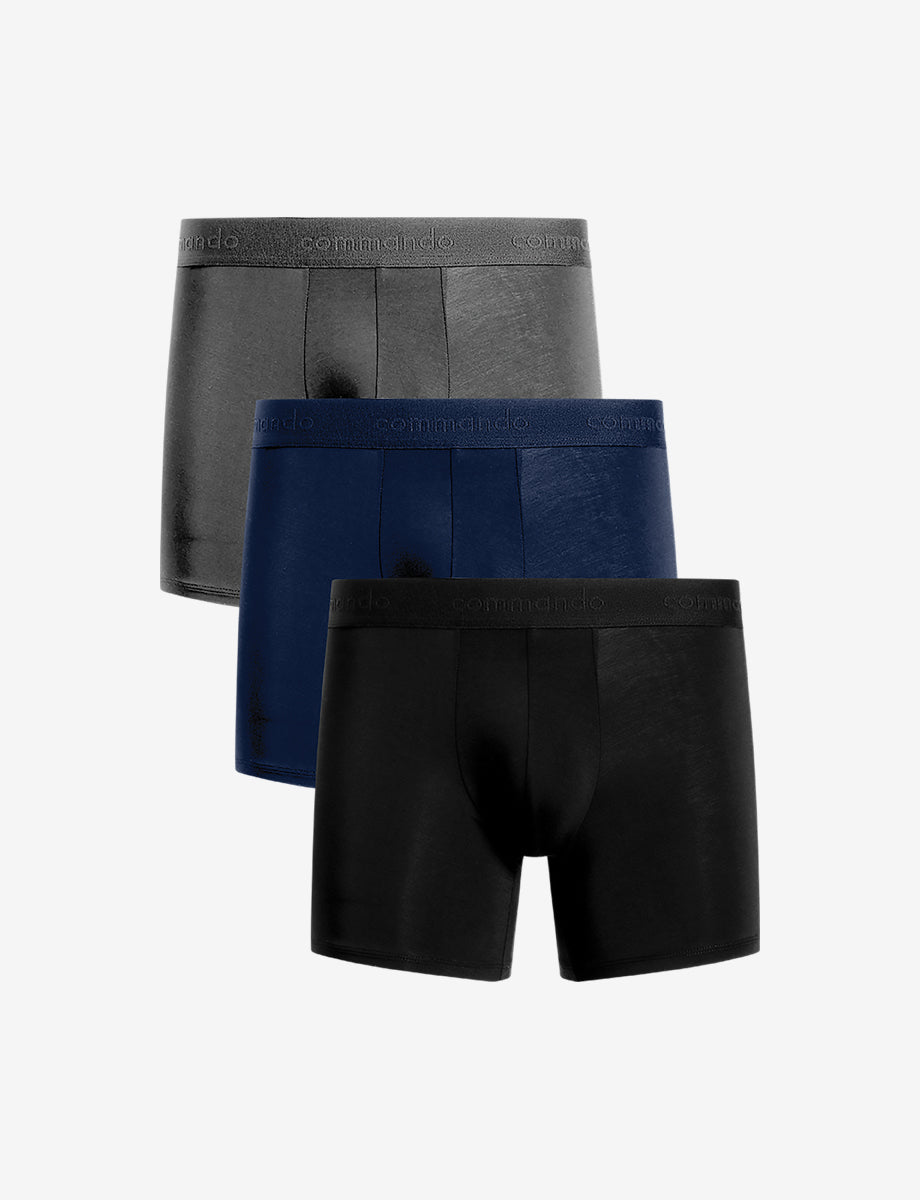 Commando Men's Essential Micro Modal Modern Fit Boxer Brief 3-Pack