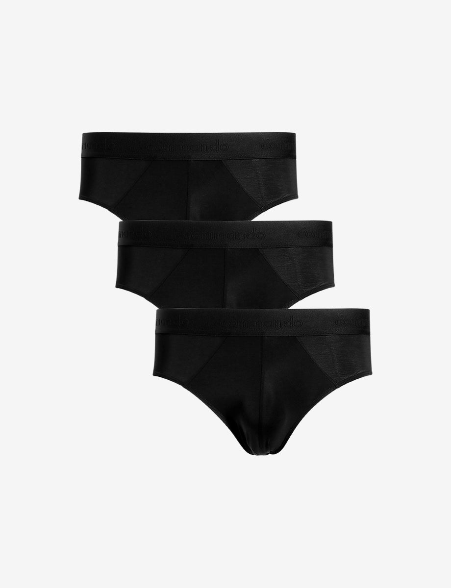 commando Men's Essential Micro Modal Modern Fit Brief 3-Pack