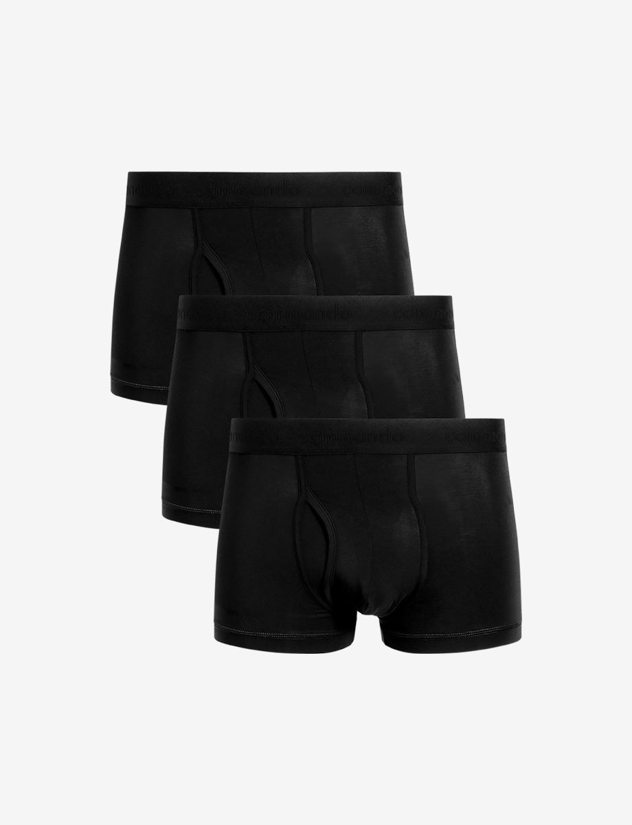 commando Men's Essential Micro Modal Relaxed Fit Trunk 3-Pack