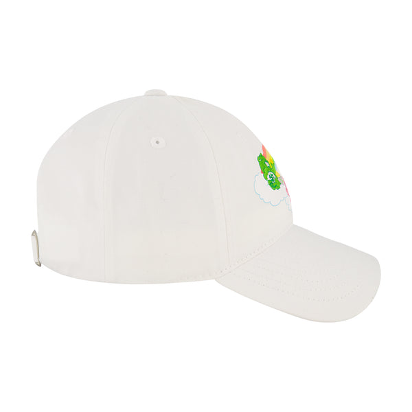 Concept One Care Bears Classic Group Rainbow Stripes Baseball Cap White