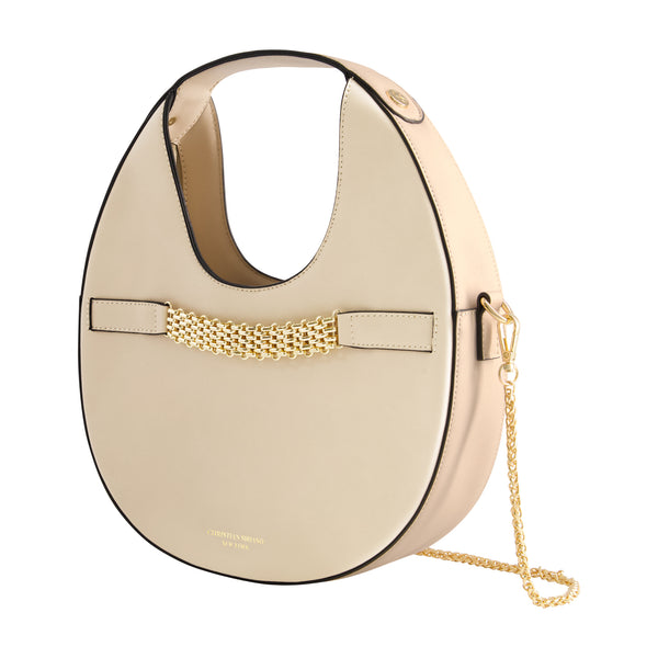 concept One Christian Siriano New York Modern Moon Hobo Taupe