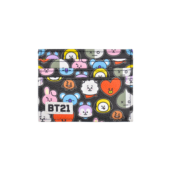concept one Bt21 Printed Card Holder Black