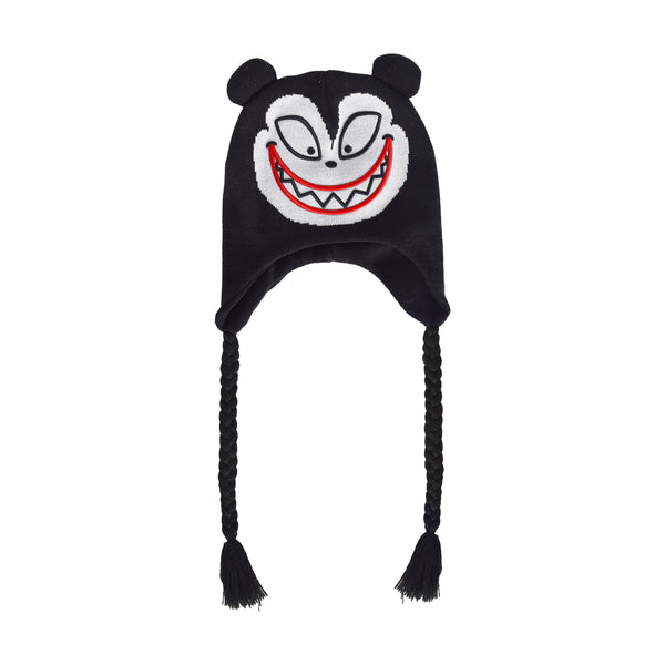 concept one Concept One Disney The Nightmare Before Christmas Beanie Hat Scary Teddy Peruvian Winter Knit Cap with 3D Ears and Tassels
