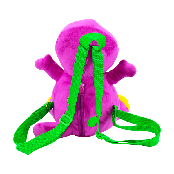 Concept One MATTEL BARNEY PLUSH BACKPACK Purple