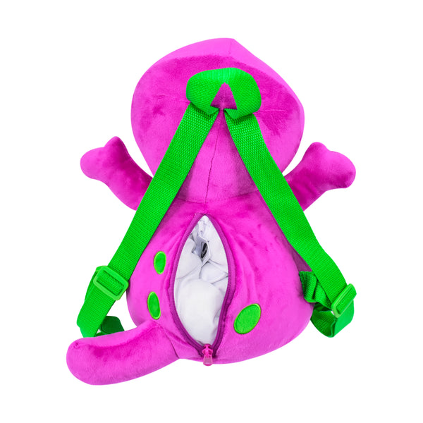 Concept One MATTEL BARNEY PLUSH BACKPACK Purple