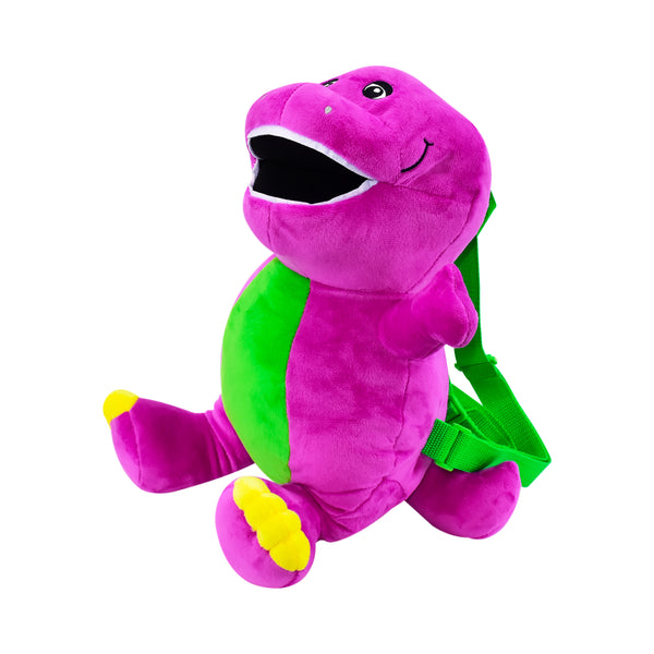 Concept One MATTEL BARNEY PLUSH BACKPACK Purple