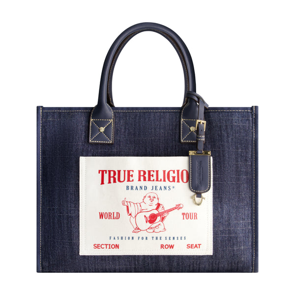 concept one True Religion Buddha Pocket Denim Tote