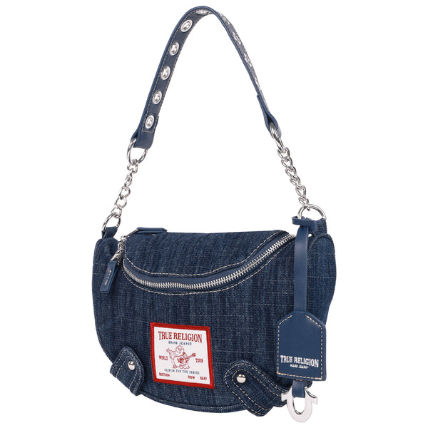 Concept One True Religion Chain Handle Denim Hobo
