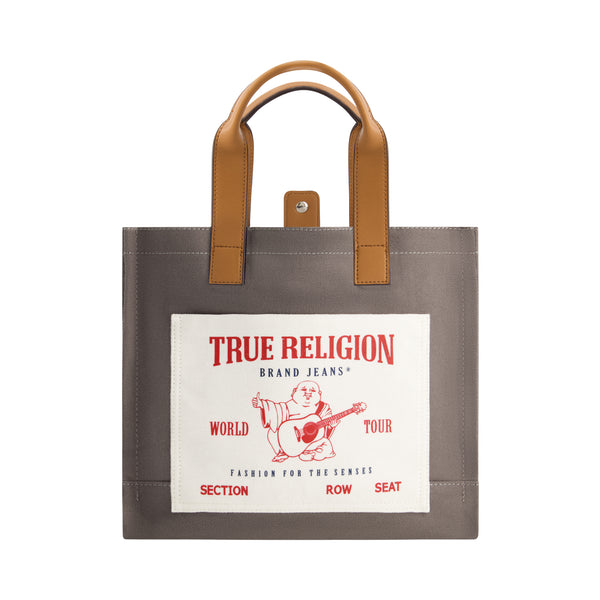 concept one True Religion Medium Pocket Tote Grey