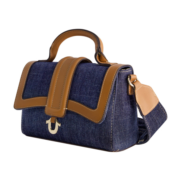 Concept One True Religion Mini Denim Satchel Denim