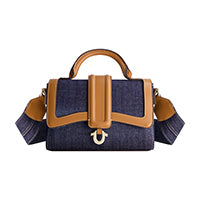 concept one True Religion Mini Denim Satchel Denim