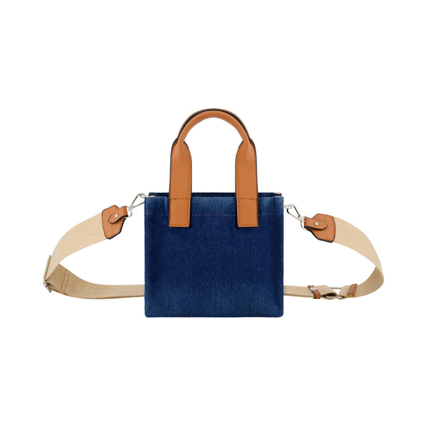 Concept One True Religion Mini Denim Tote Navy