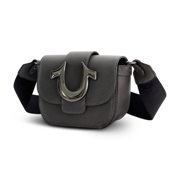 Concept One True Religion Mini Flap Crossbody GREY