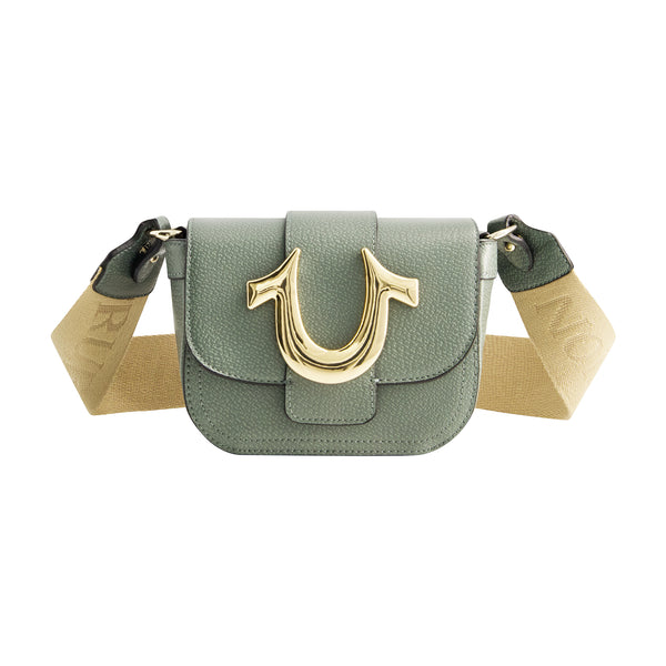concept one True Religion mini flap crossbody - sage