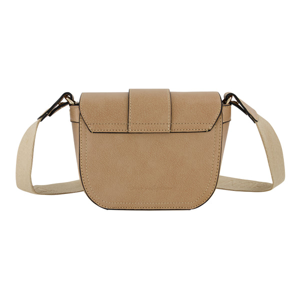 Concept One True Religion Mini Flap Crossbody Tan