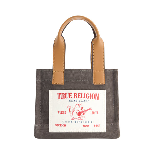 concept one True Religion Mini Tote Grey