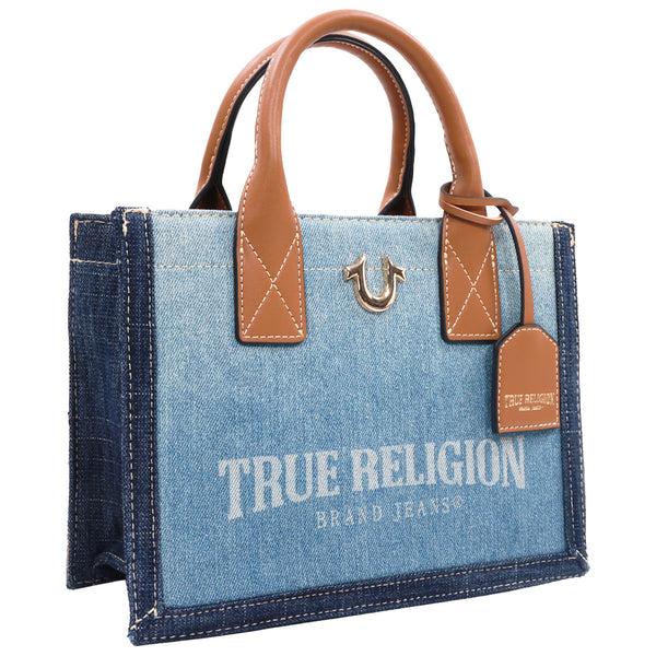 Concept One True Religion Modern Edge Denim Tote