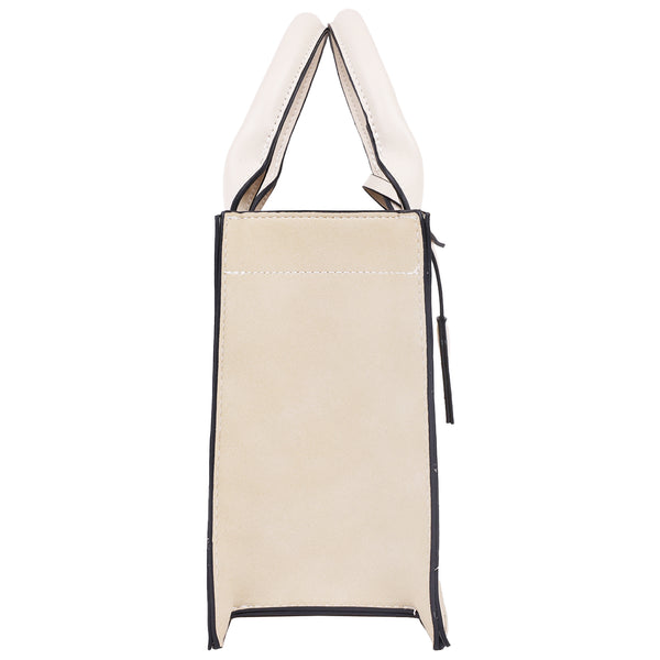 Concept One True Religion Modern Edge Suede Tote