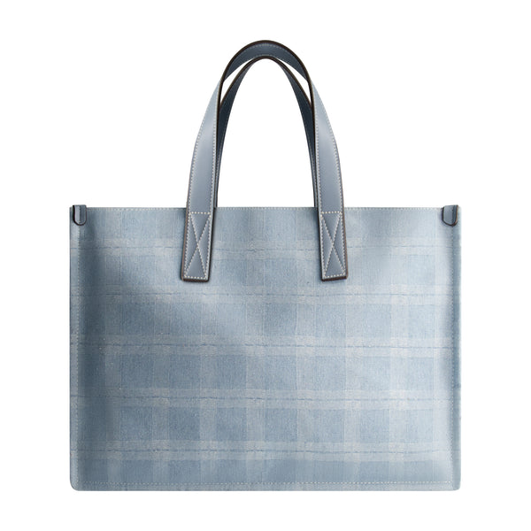 Concept One True Religion Striped Denim City Tote