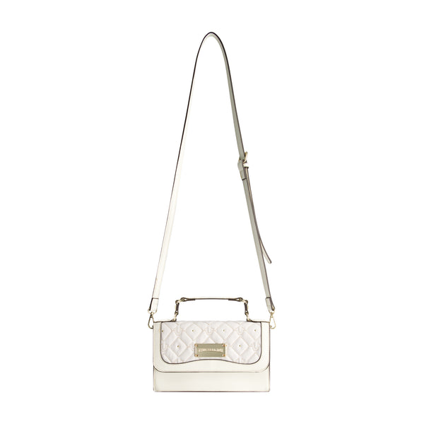 concept one True Religion Studded Denim Flap Bag